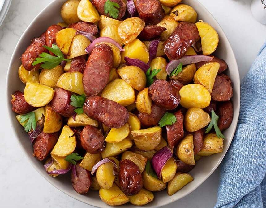 Comfort Classic Air Fryer Sausage and Potatoes