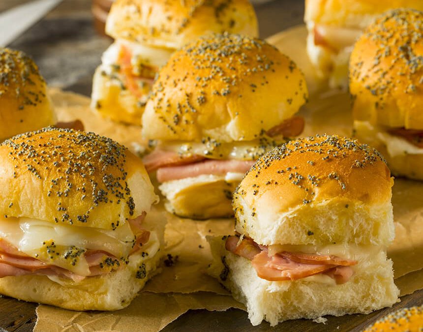 Best Leftover Ham and Cheese Sliders