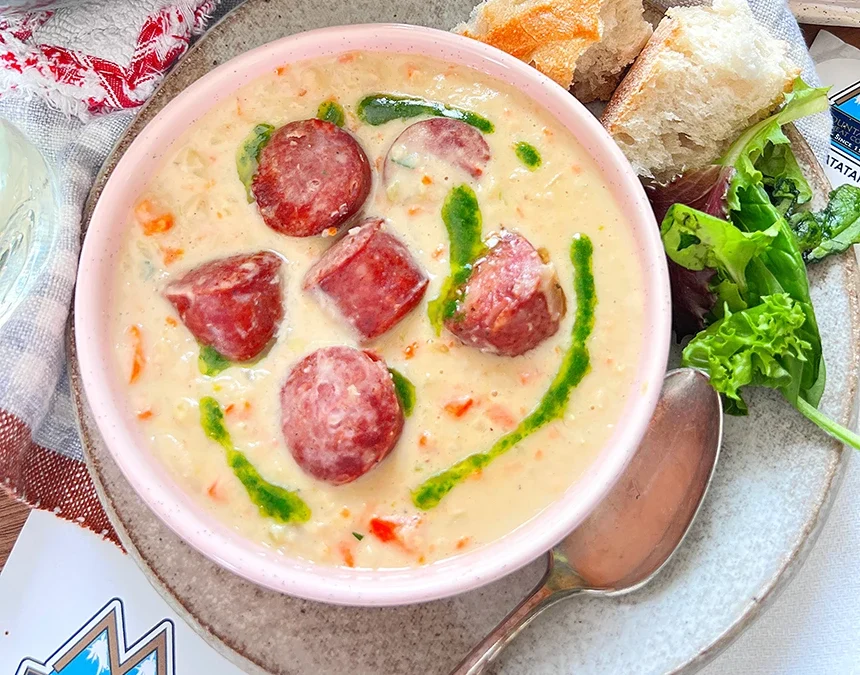 Hearty 30-Minute Smoked Sausage and White Bean Soup