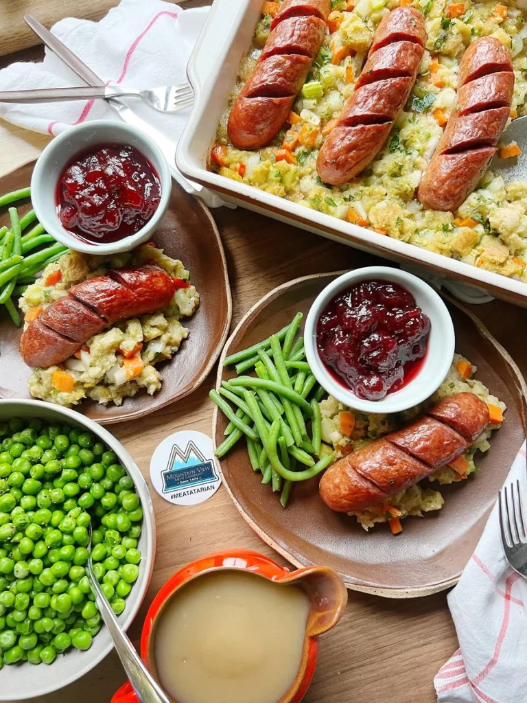 Mountain View Meats Hot Link Stuffing Bake