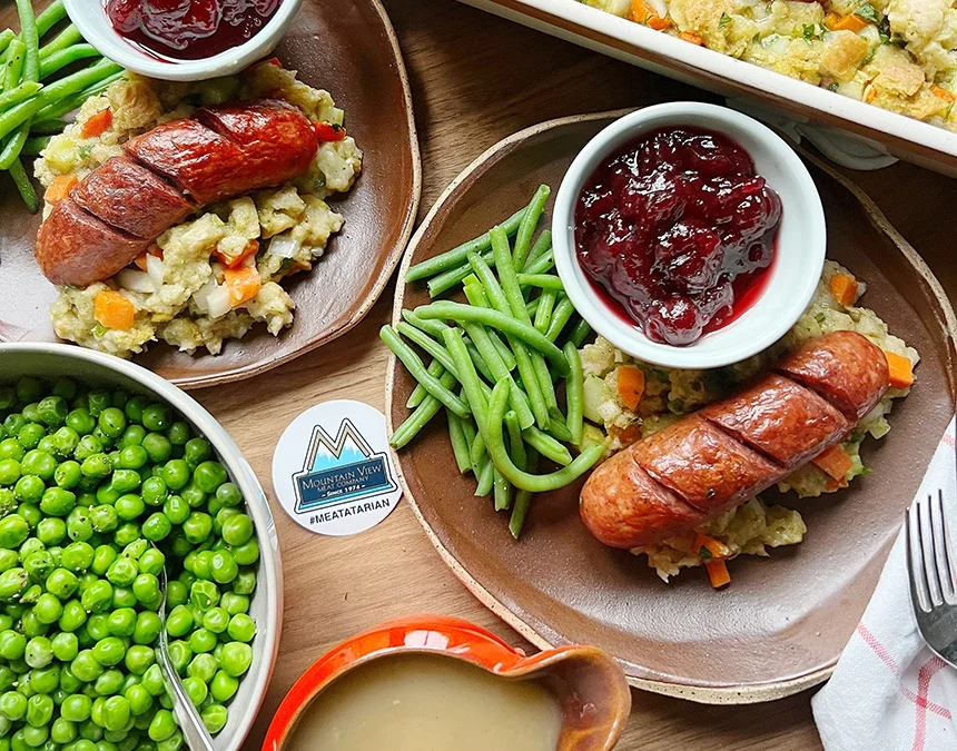 Mountain View Meats Hot Link Stuffing Bake