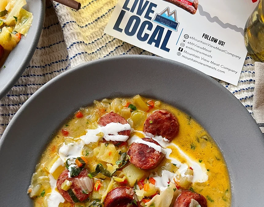 Mountain View Meats Polish Sausage & Cabbage Soup