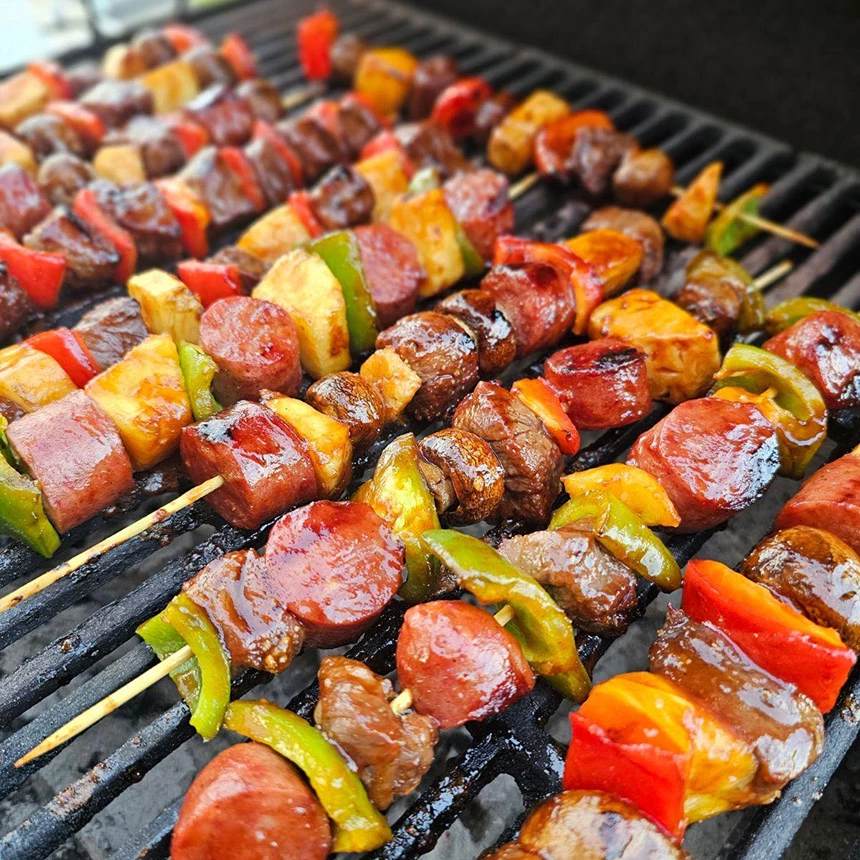 Sausage-Grilled-Kabobs