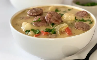 Spicy Sausage & Potato Soup