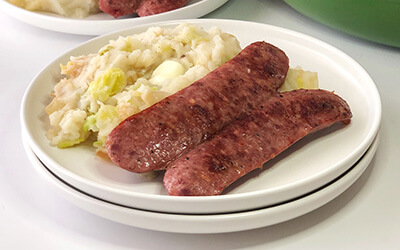 Smoked Sausage & Colcannon