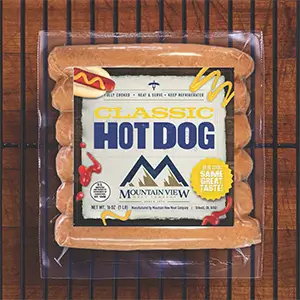 classic-hot-dog Pack of Mountain View hot dogs