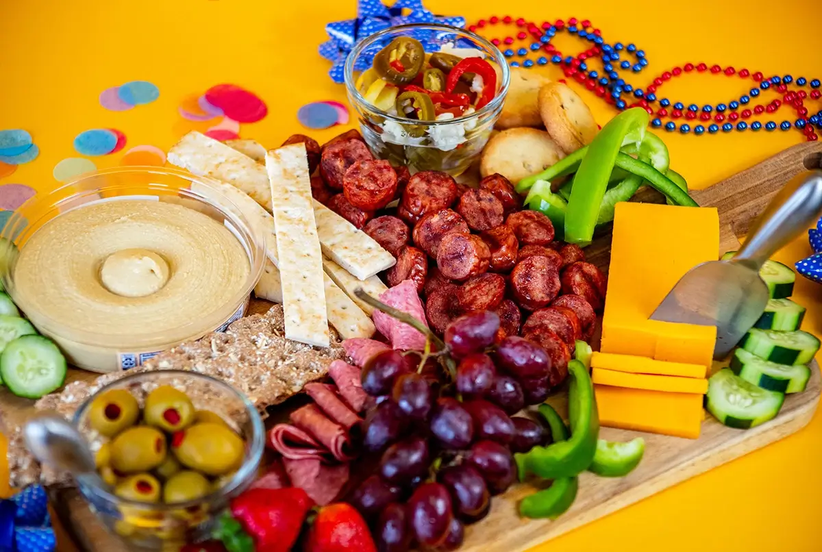 Celebratory charcuterie board