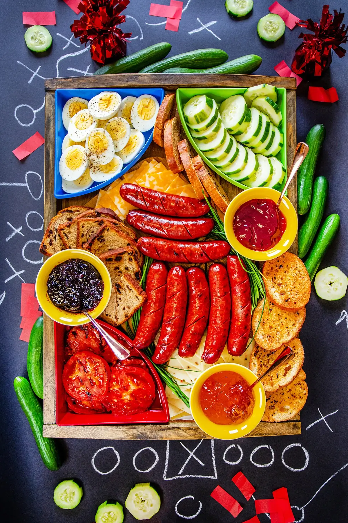 Game Day Charcuterie Board