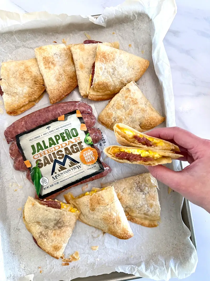 Baked Breakfast Quesadillas