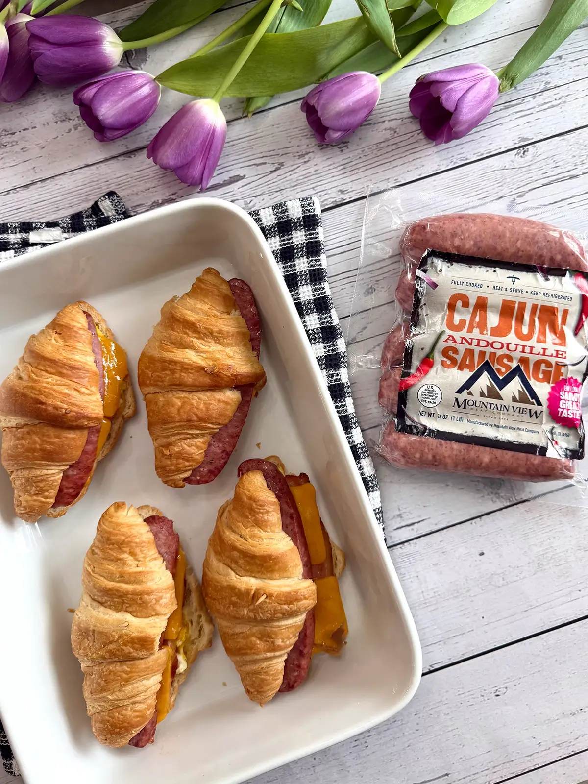 Sausage Croissant Melts