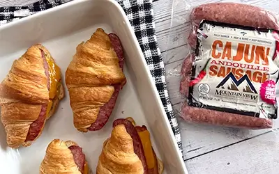 Sausage Croissant Melts
